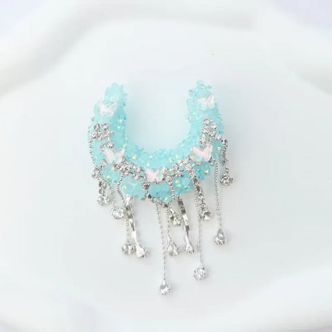 1pc Diamond Crescent Penbeads