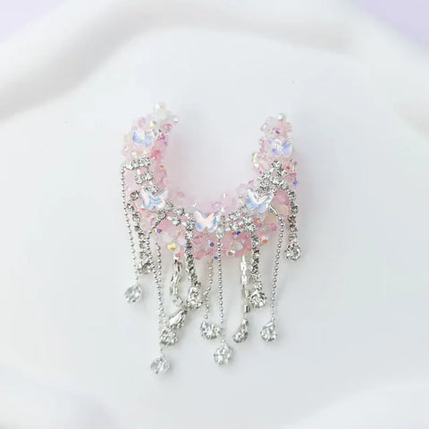 1pc Diamond Crescent Penbeads