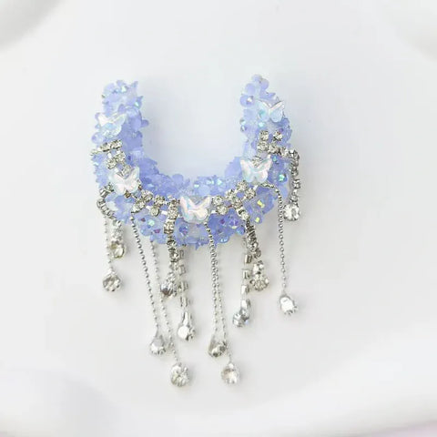 1pc Diamond Crescent Penbeads