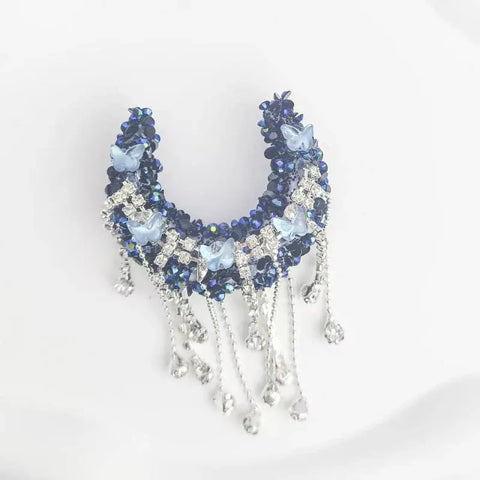 1pc Diamond Crescent Penbeads