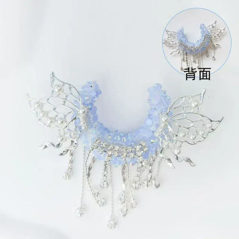 1pc Diamond Crescent Penbeads