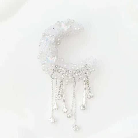 1pc Diamond Crescent Penbeads