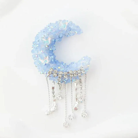 1pc Diamond Crescent Penbeads