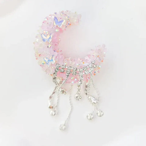 1pc Diamond Crescent Penbeads