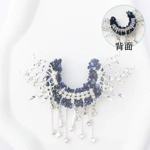 1pc Diamond Crescent Penbeads