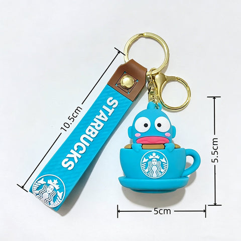 Sanrio STARBUCKS Cup Keychain