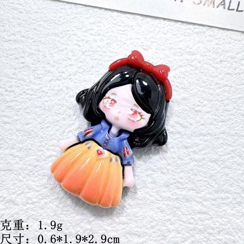 3pcs Princess mini  charm