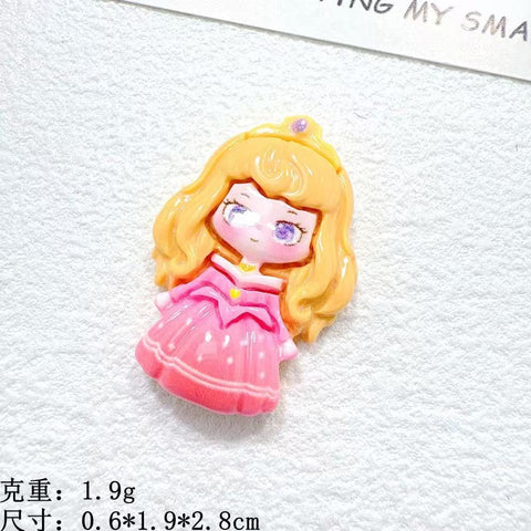 3pcs Princess mini  charm