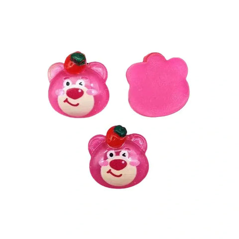 5pcs Straw berry Charms