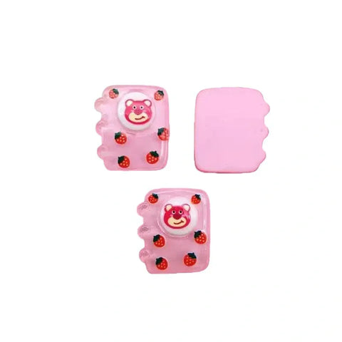 5pcs Straw berry Charms