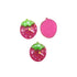 5pcs Straw berry Charms