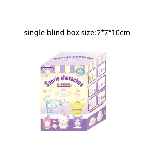 6PCS Miniature scenes of Sanrio Blind box