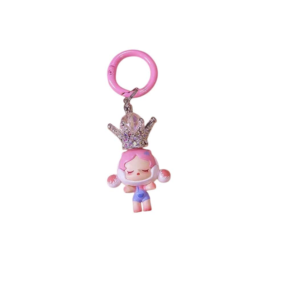 1pc Popmart Crown DIY Keychain