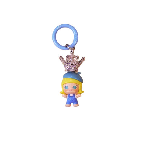 1pc Popmart Crown DIY Keychain