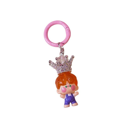 1pc Popmart Crown DIY Keychain