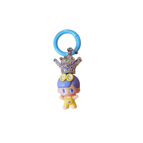 1pc Popmart Crown DIY Keychain
