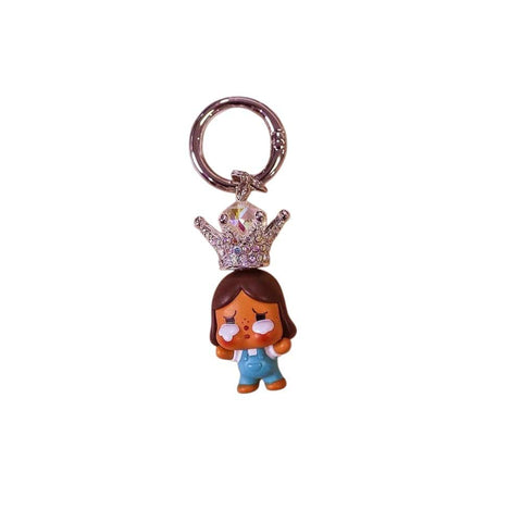 1pc Popmart Crown DIY Keychain