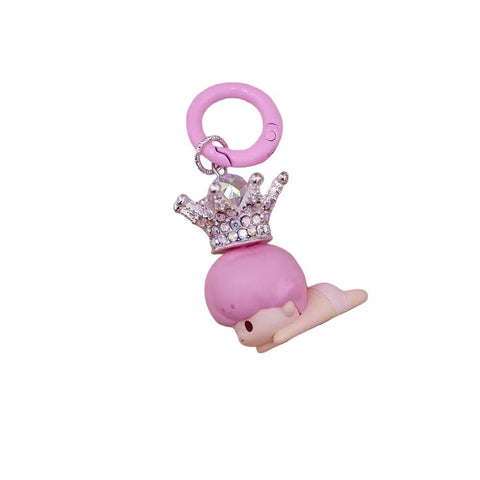 1pc Popmart Crown DIY Keychain