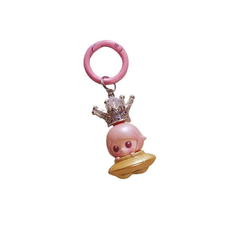 1pc Popmart Crown DIY Keychain