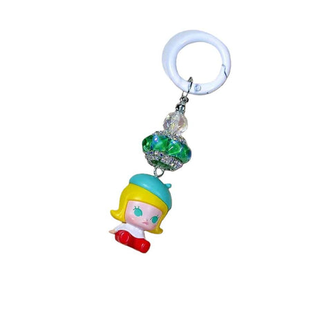 1pc Popmart Crown DIY Keychain