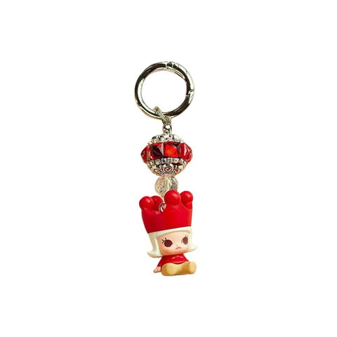 1pc Popmart Crown DIY Keychain