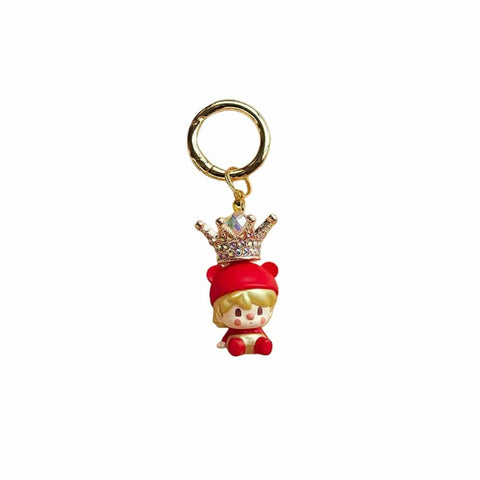1pc Popmart Crown DIY Keychain
