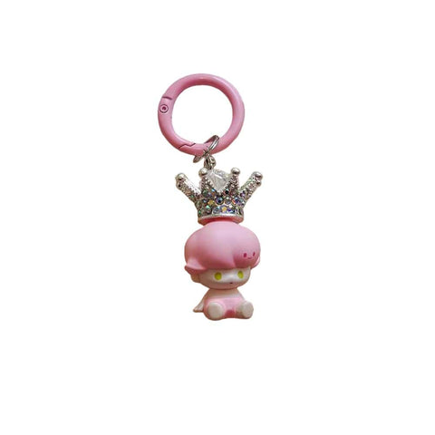 1pc Popmart Crown DIY Keychain