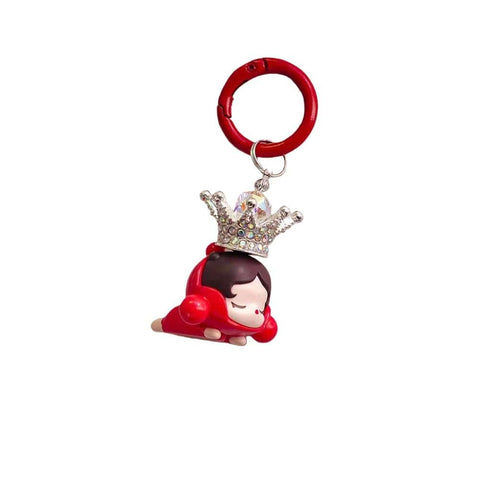 1pc Popmart Crown DIY Keychain