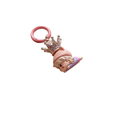 1pc Popmart Crown DIY Keychain