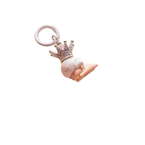 1pc Popmart Crown DIY Keychain
