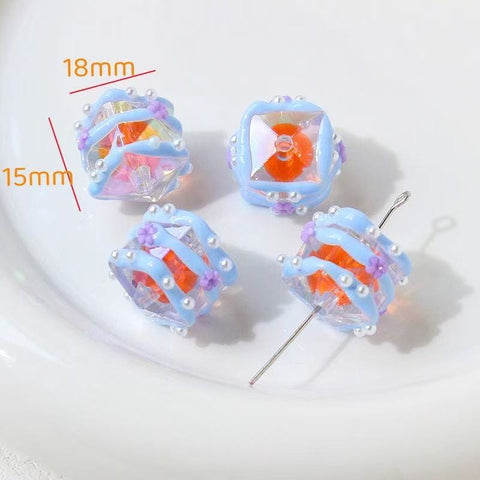 10pcs Ins Drawn Penbeads