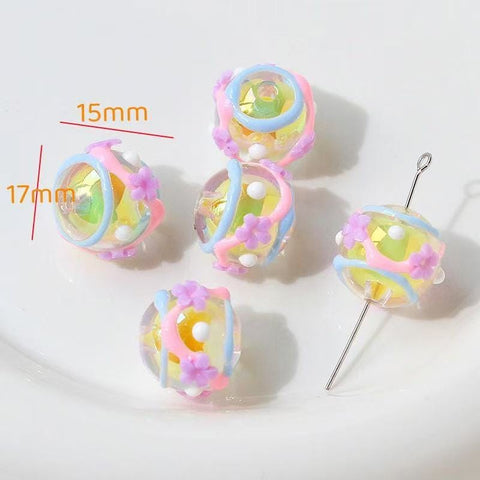 10pcs Ins Drawn Penbeads