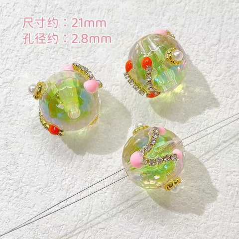 10pcs Ins Drawn Penbeads