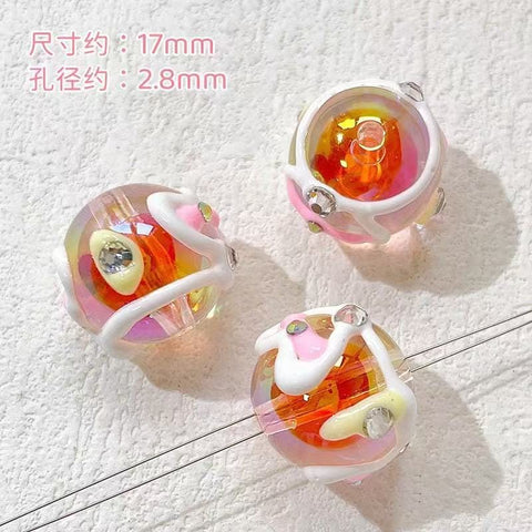 10pcs Ins Drawn Penbeads