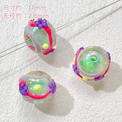 10pcs Ins Drawn Penbeads