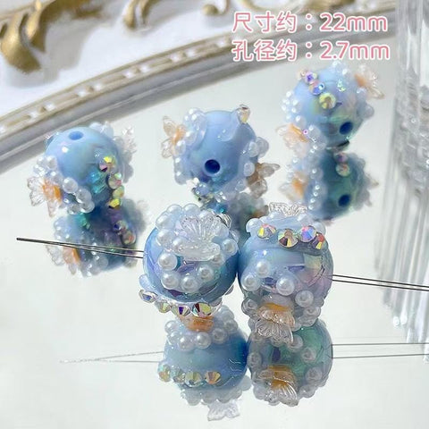 10pcs Ins Drawn Penbeads