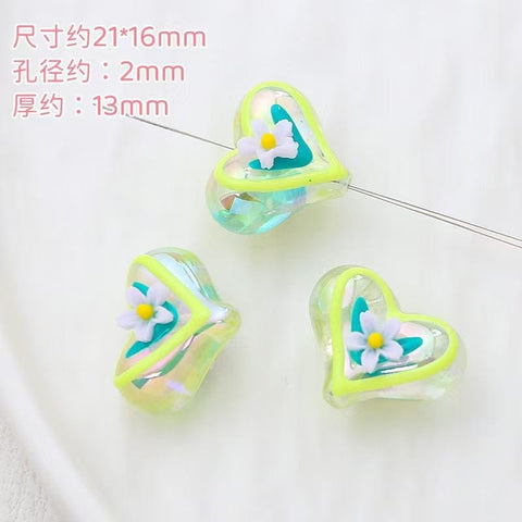 10pcs Ins Drawn Penbeads