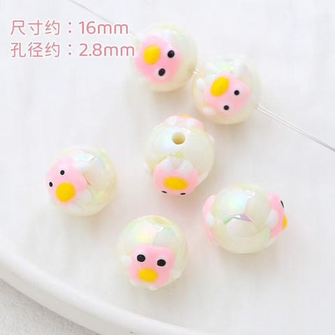 10pcs Ins Drawn Penbeads