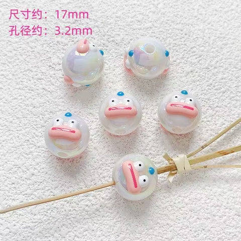 10pcs Ins Drawn Penbeads