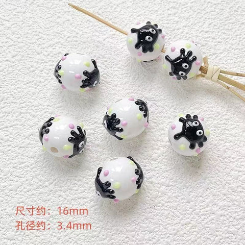 10pcs Ins Drawn Penbeads