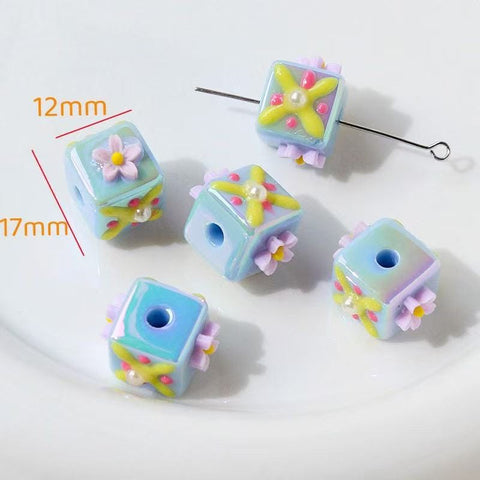 10pcs Ins Drawn Penbeads