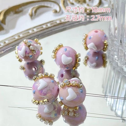 10pcs Ins Drawn Penbeads