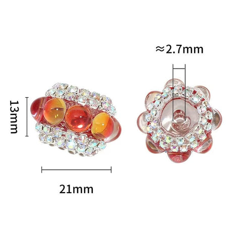 10pcs Cat's Eye Penbeads