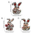 3pcs Rabbit Diamond Ornaments