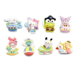 10pcs Sanrio Happyland Charms