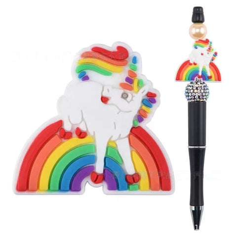 50pcs Winnie PVC penbeads