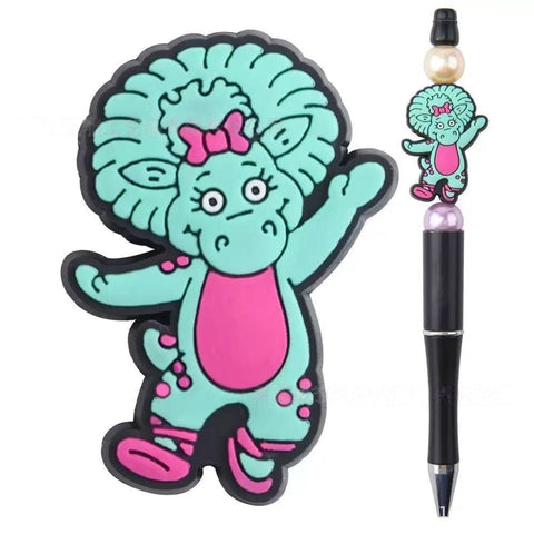 50pcs Winnie PVC penbeads