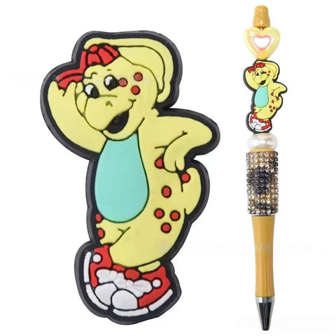 50pcs Winnie PVC penbeads