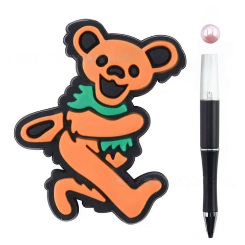 50pcs Winnie PVC penbeads