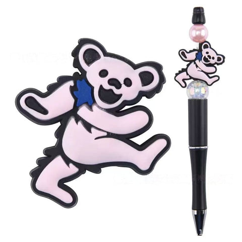 50pcs Winnie PVC penbeads